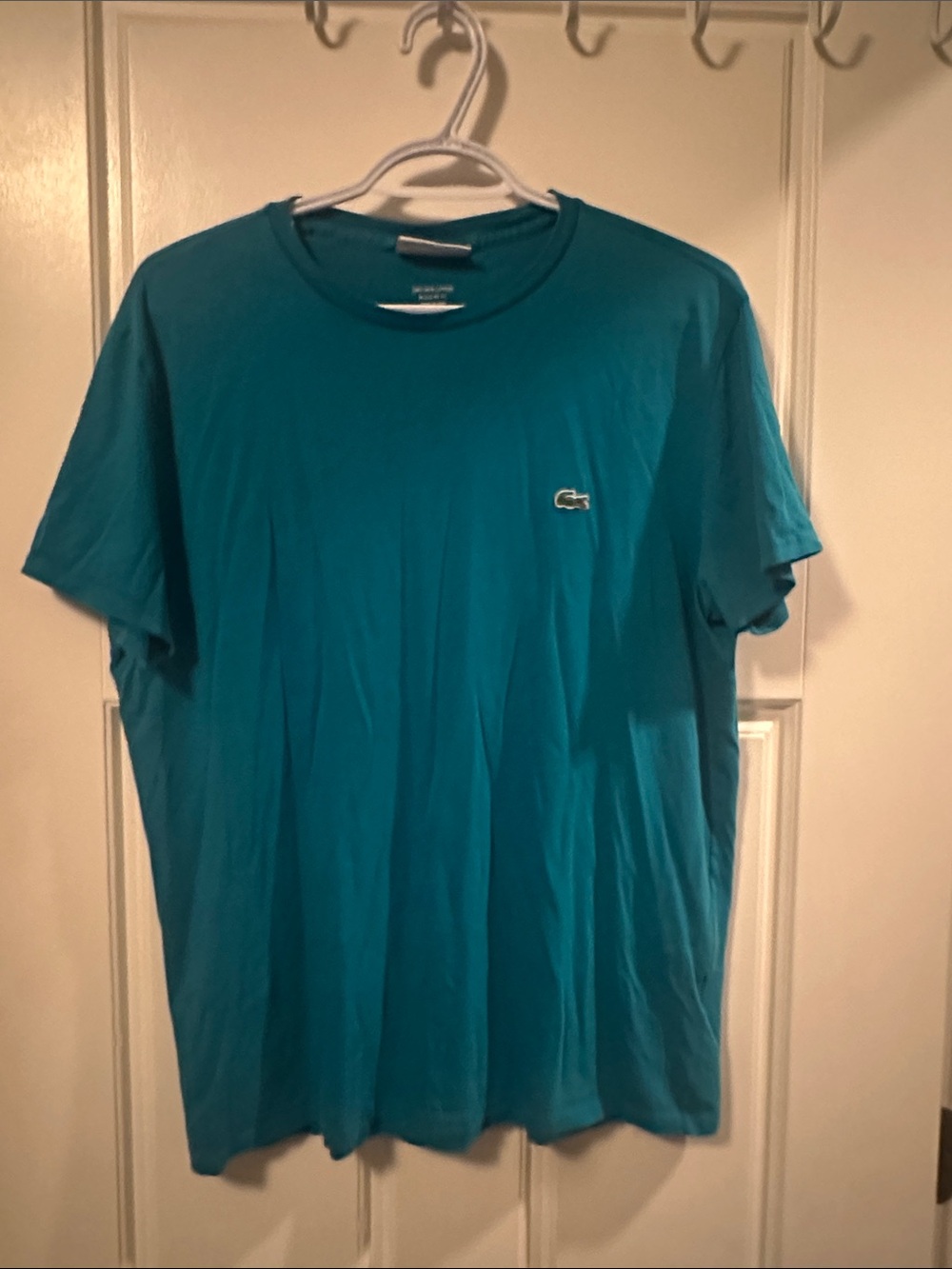 Lacoste Teal Short Sleeve Crew Neck T-Shirt
